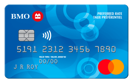 Carte Mastercard®* BMO à taux préférentiel