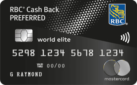 RBC Cash Back Preferred World Elite Mastercard