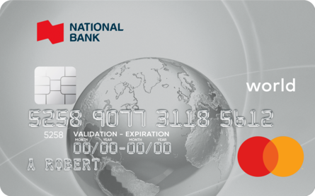 National Bank® World Mastercard® credit card