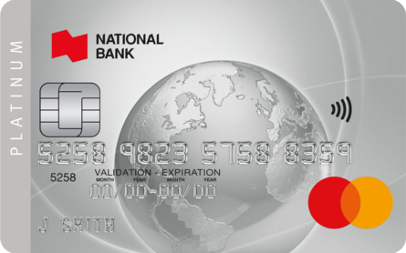 National Bank® Platinum Mastercard® credit card