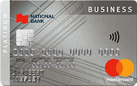 National Bank Platinum MasterCard® Business Card