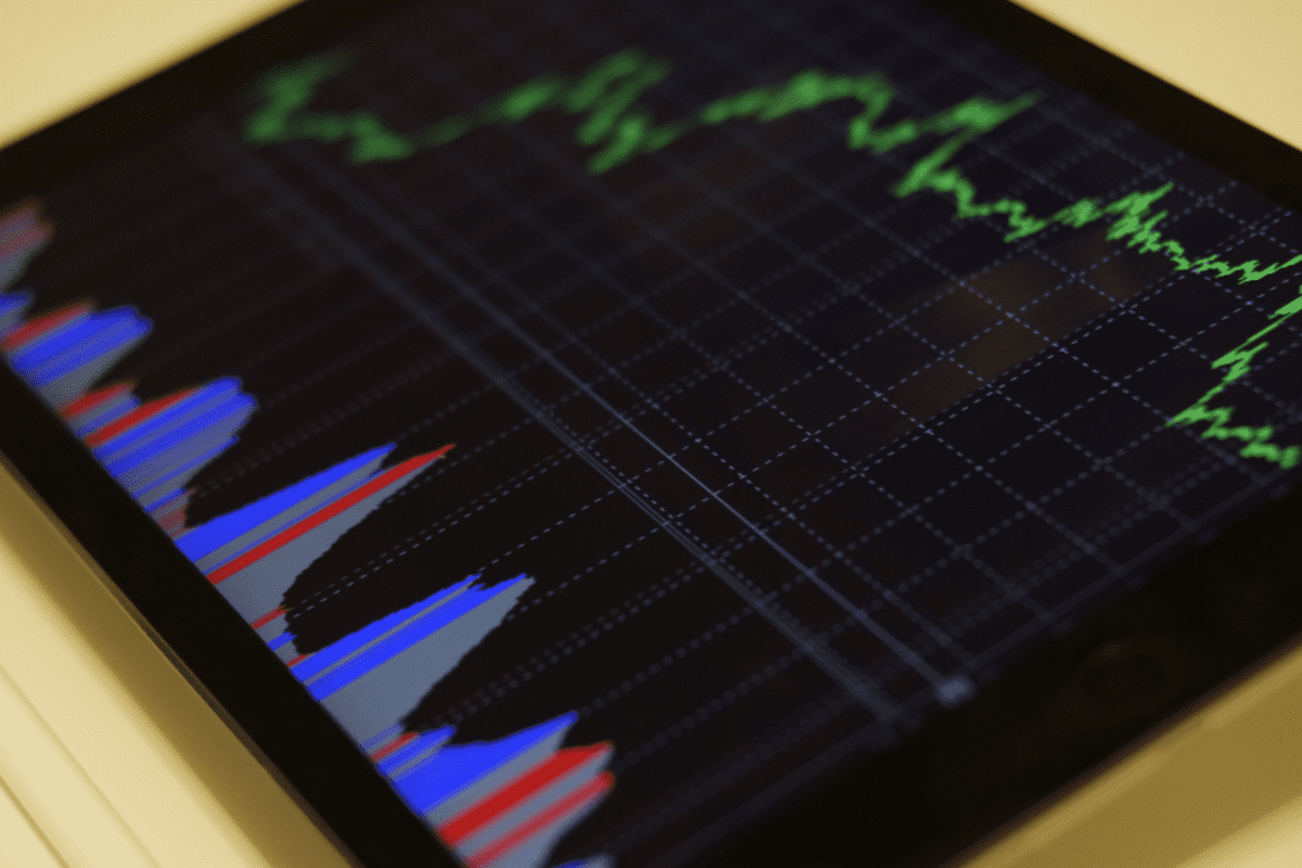 trading graph on the TSX today!