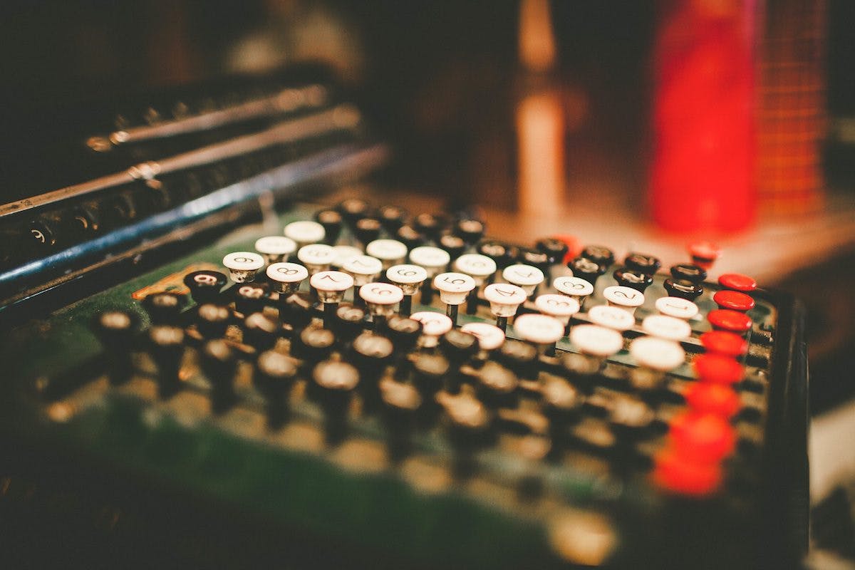 a close up of a keyboard